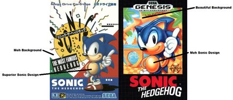 Sonic Box Art Comparison By Classicsonicawesome On Deviantart