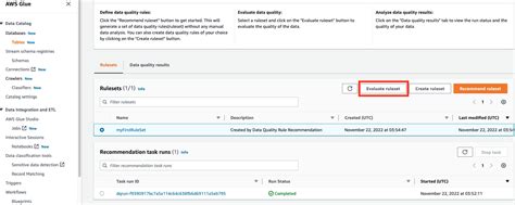 Getting Started With AWS Glue Data Quality From The AWS Glue Data