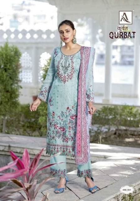 Qurbat By Alok Suit To Series Cotton Semi Stiched