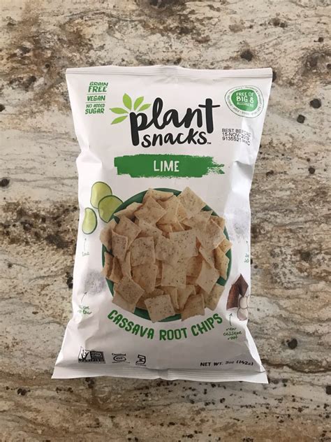 Plant Snacks Lime Cassava Root Chips Reviews | abillion