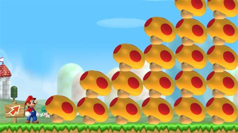 Can Mario Collect Mega Mushrooms In New Super Mario Bros Wii