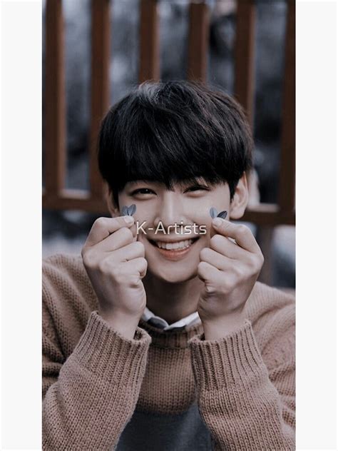 Cha Eun Woo Giving Heart Poster For Sale By K Artists Redbubble