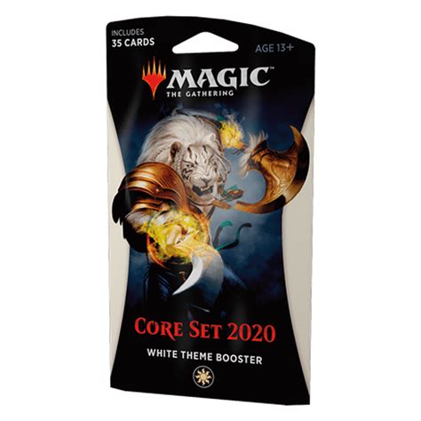 Magic The Gathering Core Set 2020 Themed Booster Pack 2 Pack White