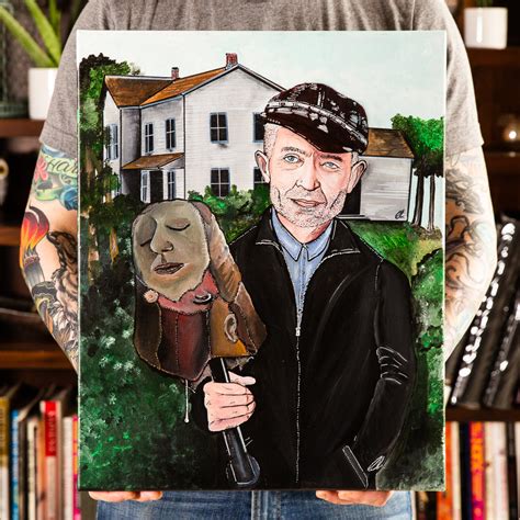 Ed Gein Canvas Painting | Serial Killer Shop