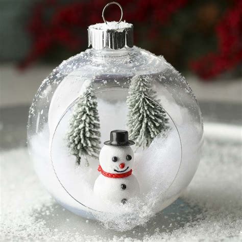 Open Christmas Ball Ornament Christmas Ornaments Christmas And Winter Holiday Crafts