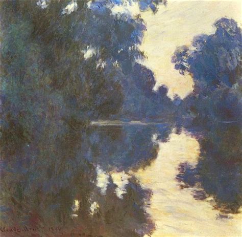 Morning On The Seine 1896 Claude Monet