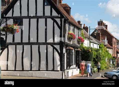 Period Buildings On High Street Buckingham Buckinghamshire England