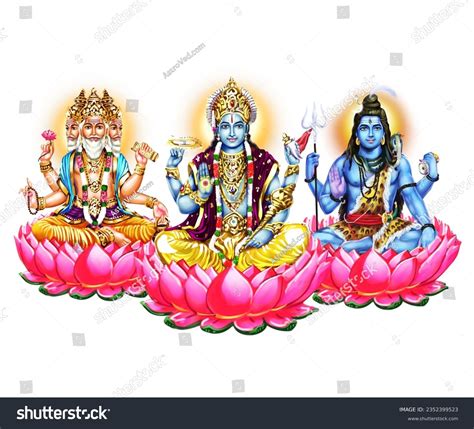 Brahma Vishnu Shiva Trinity