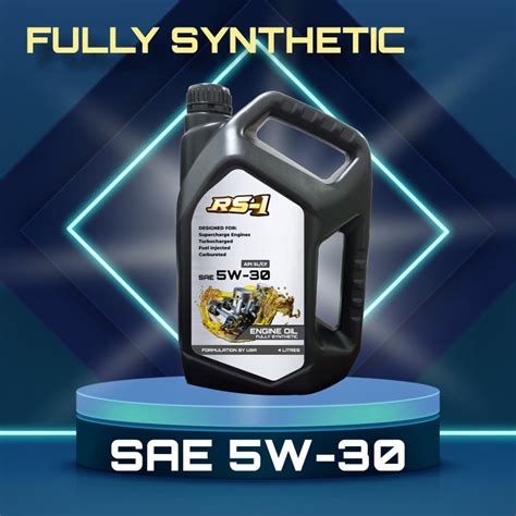 SAE 5W 30 Fully Synthetic Engine Oil 4L