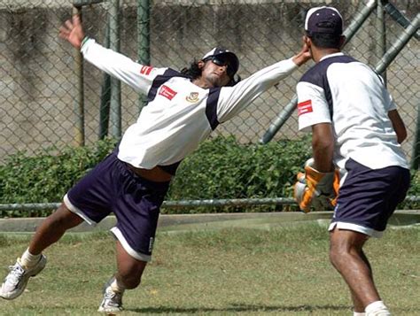 Shahriar Nafees Dives For A Catch In Practice ESPNcricinfo