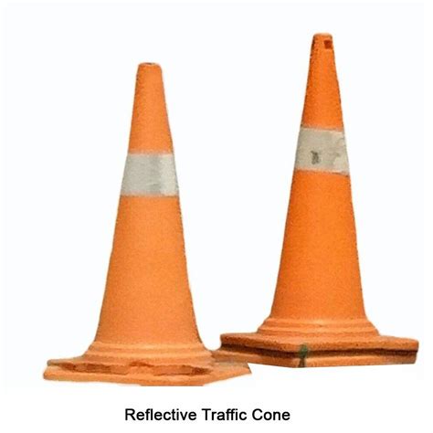 Orange PVC Reflective Traffic Cone 18 Inch At Rs 650 In Secunderabad