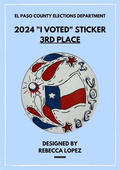 Winners For 2024 ‘i Voted Sticker Design Contest Recognized Ktsm 9 News