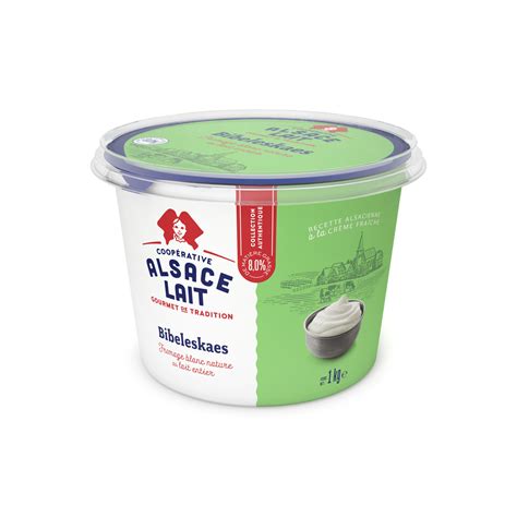 Fromage blanc nature ALSACE LAIT le pot de 1 kg à Prix Carrefour