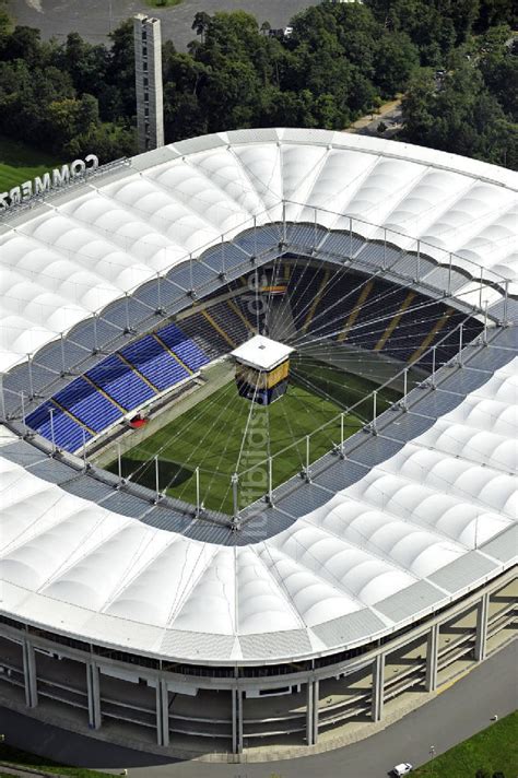 Frankfurt Am Main Aus Der Vogelperspektive Commerzbank Arena