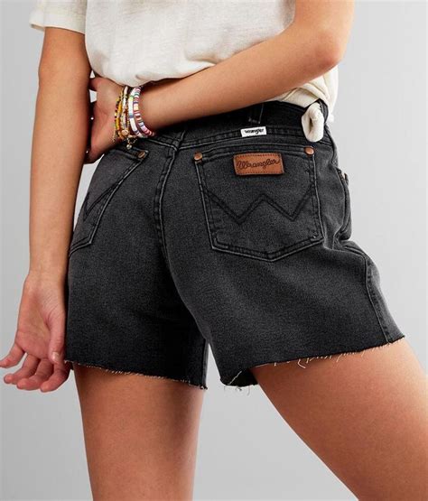 Wrangler High Rise A Line Stretch Short Wome In 2021 Stretch Shorts