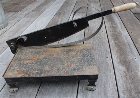 Antique Guillotine Paper Cutter Pickers Warehouse Australia