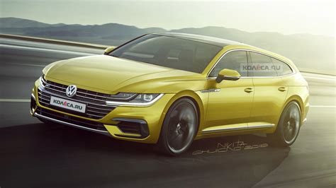 Vw Arteon Shooting Brake Imagined Rendering