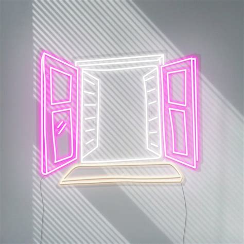 Pink Window View Neon Sign The Best Quality Product