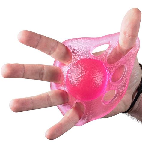 Hand Exerciser Squeeze And Flex Finger Extension Trainer Stress Ball