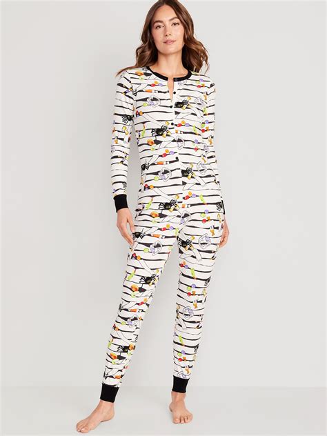 Matching Halloween One Piece Pajamas Old Navy