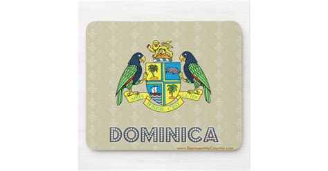 Dominica Coat of Arms Mouse Pad | Zazzle