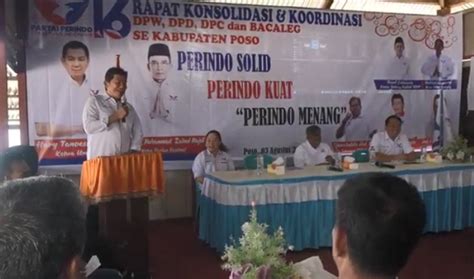 Dpd Partai Perindo Poso Gelar Rakor Bahas Pemenangan Di Pemilu