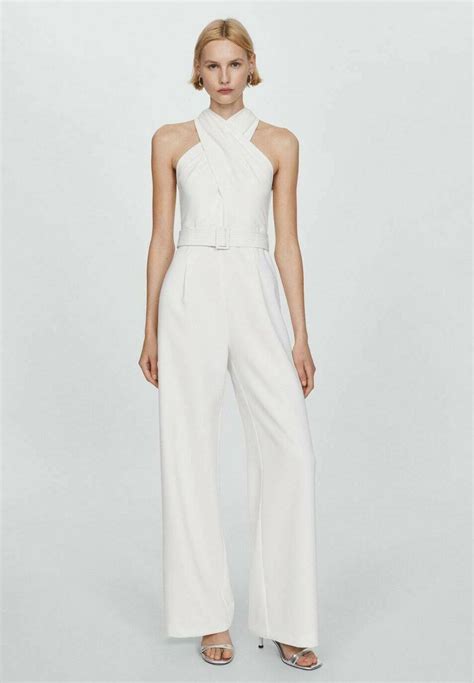Mango Jumpsuit Off White Zalandoie