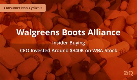 Walgreens Boots Alliance Sees First Insider Stock Purchase Since 2019