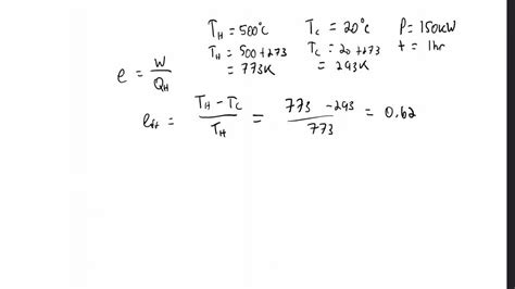 Solved A Carnot Engine Operates Between Reservoirs At And