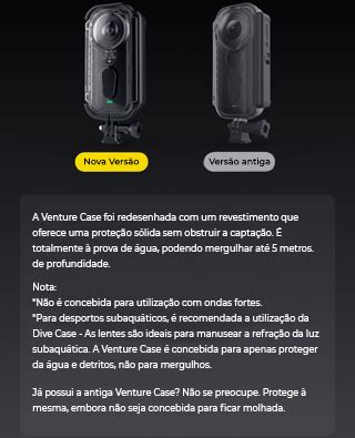 Insta360 ONE X venture case Preço Preço sob consulta Loja Online