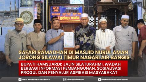 Safari Ramadhan Di Masjid Nurul Aman Silawai Timur Nagari Air Bangis Di