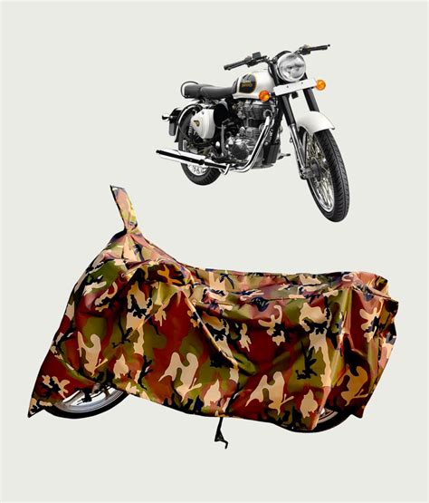 Royal Enfield Classic 350 Bike Cover - Jungle Print - Nellai Tarpaulin