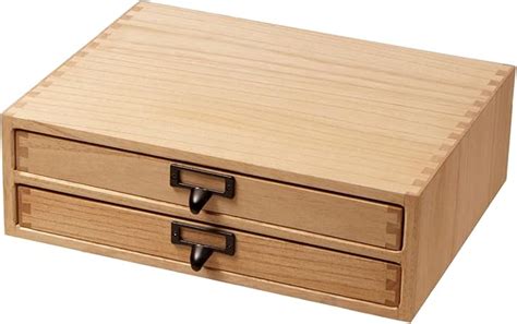 Amazon Kirigen Natural Wood Desktop Storage Cabinet Shallow Type