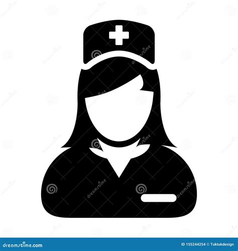 Medical Assistant Icon Vector Female Person Profile Avatar With A Stethoscope For Consultation