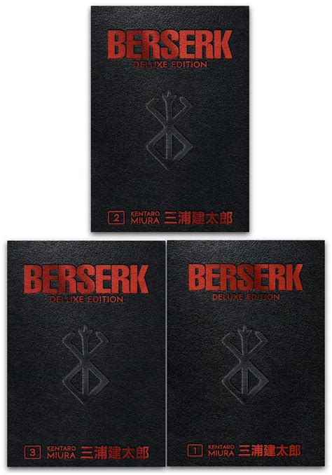 Berserk Deluxe Edition Series 3 Books Collection Set Berserk Deluxe