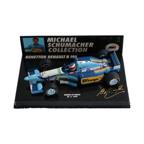 Michael Schumacher Benetton Renault B195 Brazil GP Winner In 1 43 Scale