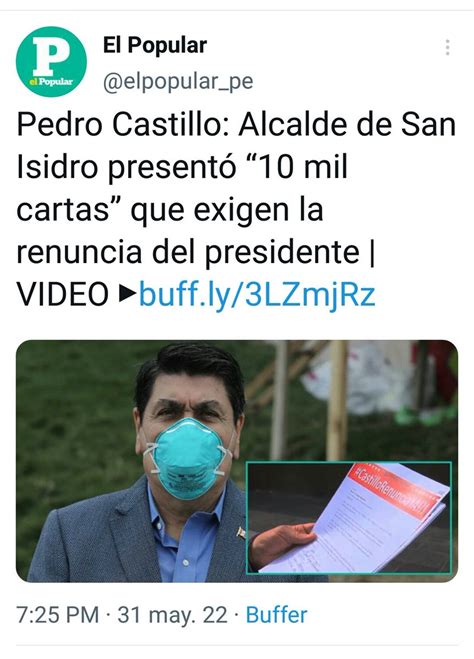 Amesita On Twitter Rt Chacoteroperu Alcalde De San Isidro