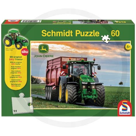 Schmidt Puzzle John Deere Traktor Siku