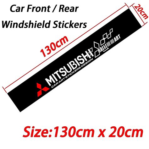 Car Windscreen Windshield Sticker BLACK Decorative Stickers For