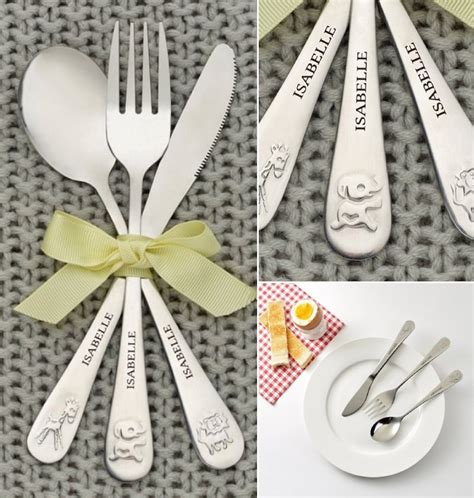 Personalised Childrens Animal Cutlery Set Great T Etsy