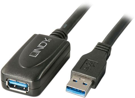 Lindy USB 3 0 aktives Verlängerungskabel A A 5m ab 24 11 2025