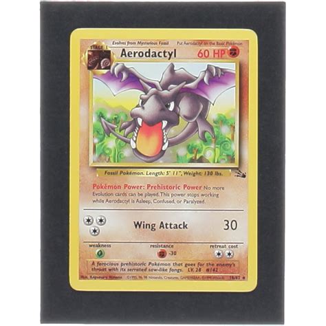 Aerodactyl 1999 Pokemon Fossil Unlimited #16 | Pristine Auction