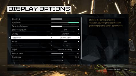 Display Options Deus Ex Mankind Divided Interface In Game