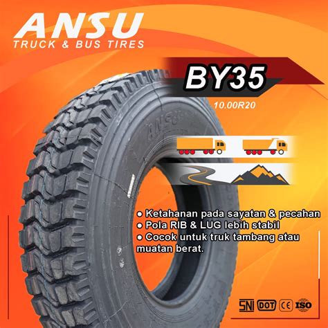 Jual Ban Truk Radial 10 00R20 ANSU BY35 SET PPN Shopee Indonesia