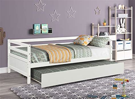 Hanway Twin Daybed With Trundle Twin Daybed Bed Frames Solid Pine