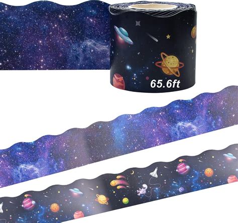 Amazon Outer Space Bulletin Board Borders Double Sided Trim Boho