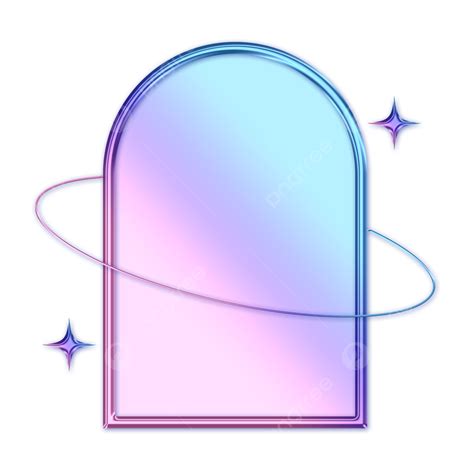 Trend Gradient Arched Border Trend Arch Frame Png Transparent