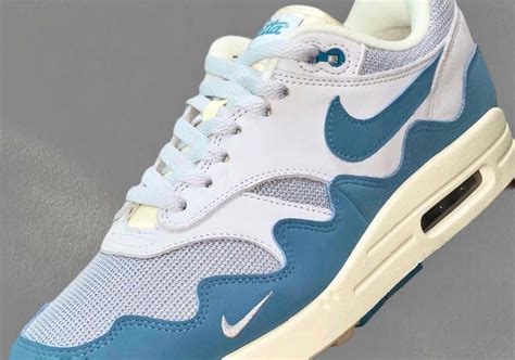 Patta Nike Air Max 1 Metallic Silver Noise Aqua Pure Platinum ...