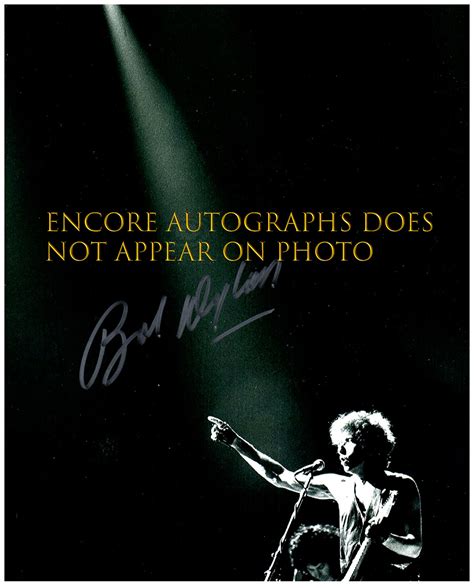 Bob Dylan Authentic Original Signed Autographed 8x10 W Coa 1261 Other