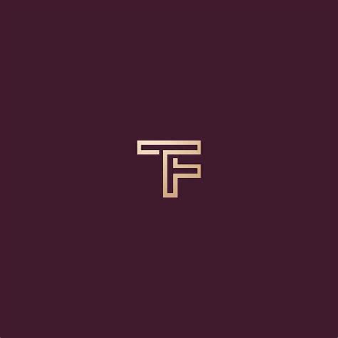 Premium Vector Tf Logo Design Vector Image